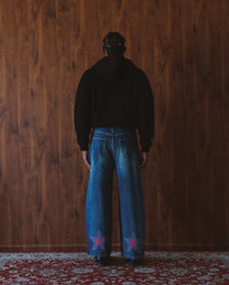 Slinger - Barrel Dark Wash Jeans