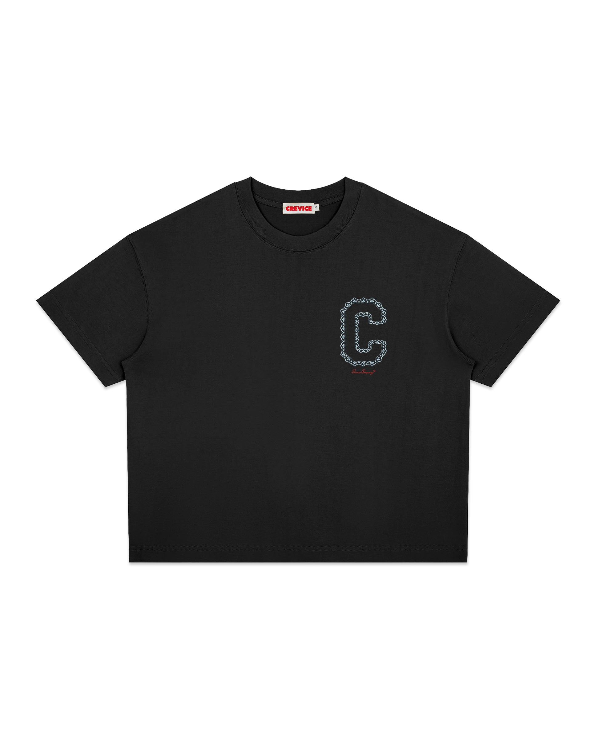 Collegiate Logo Boxy T-Shirt - Black