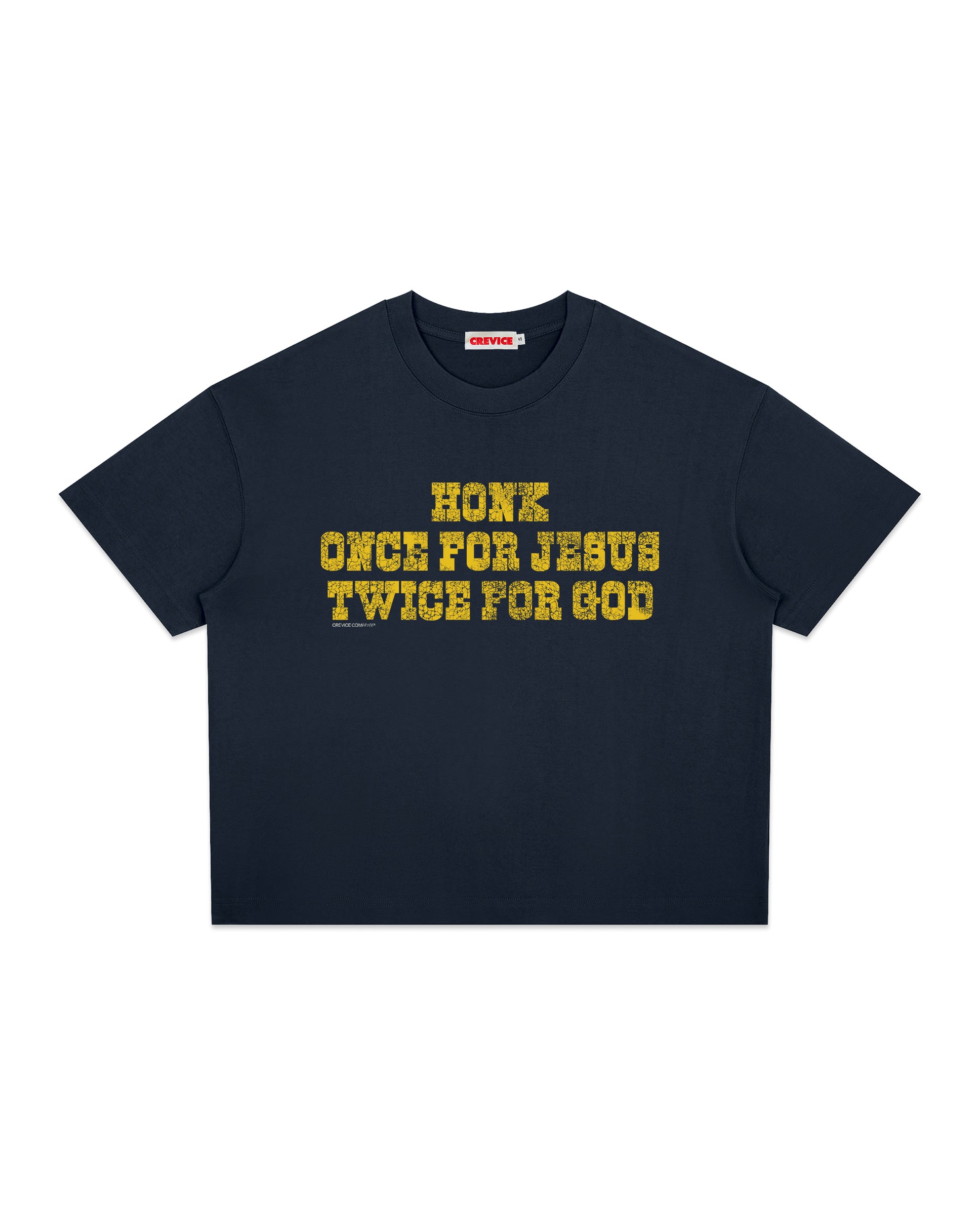 Honk Boxy T-Shirt - Navy
