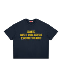 Honk Boxy T-Shirt - Navy