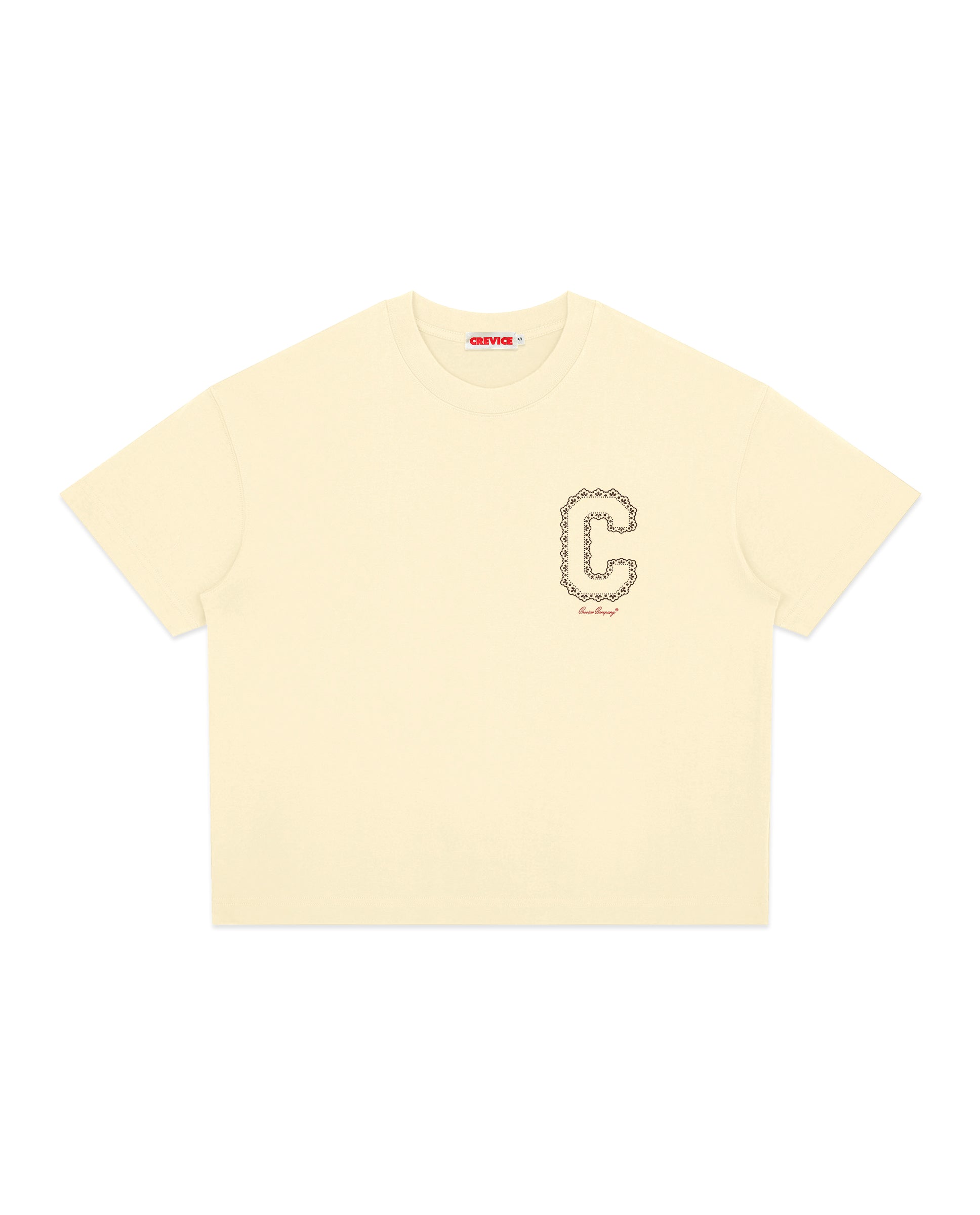 Collegiate Logo Boxy T-Shirt - Apricot
