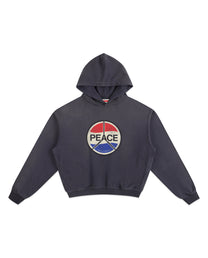 Peace Pop Sunfaded Boxy Hoodie