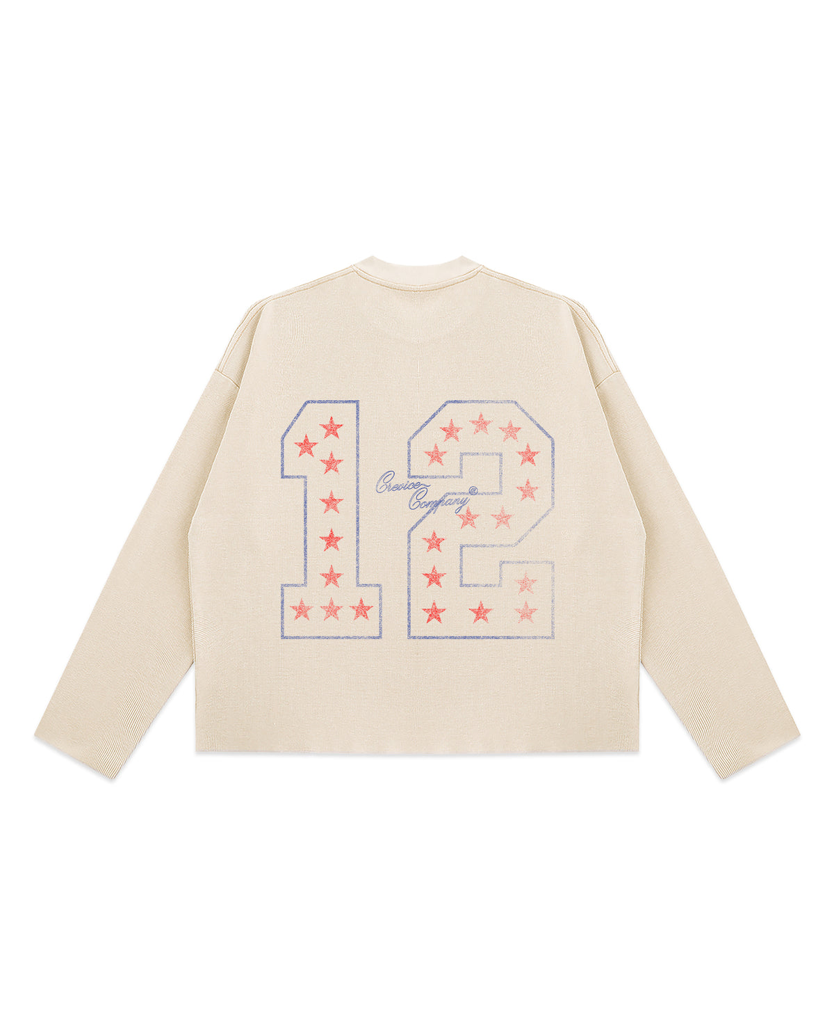 12 Star  Boxy Waffle Longsleeve