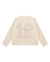 12 Star  Boxy Waffle Longsleeve